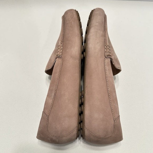 ABEO Harbor Slip On Loafer Women's Sz 9 Meta Tan Suede Leather BioSystem Comfort - Picture 7 of 12